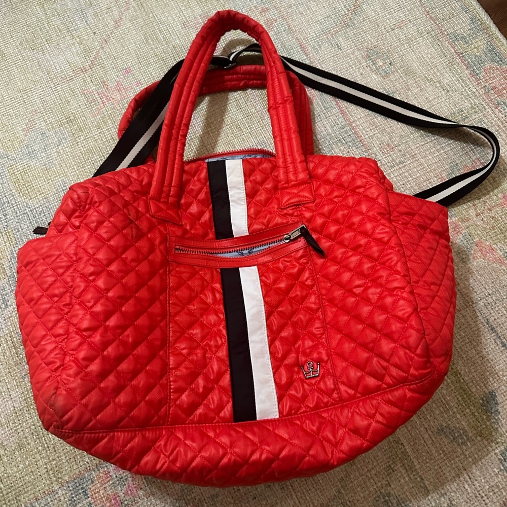 Oliver Thomas Red Duffle Bag